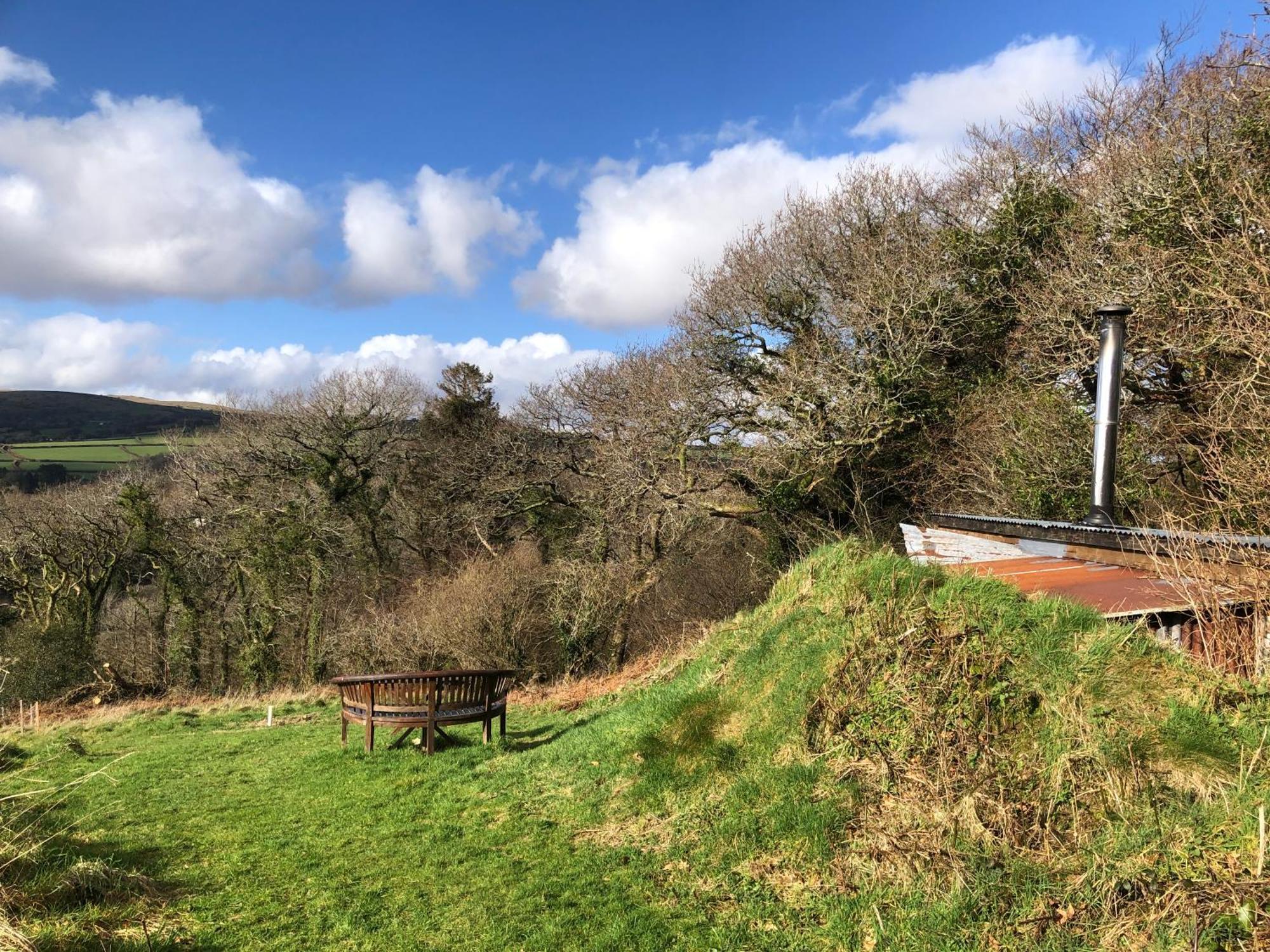 Foxesden, Unique Eco Cabin, Dartmoor Views South Brent Exteriér fotografie